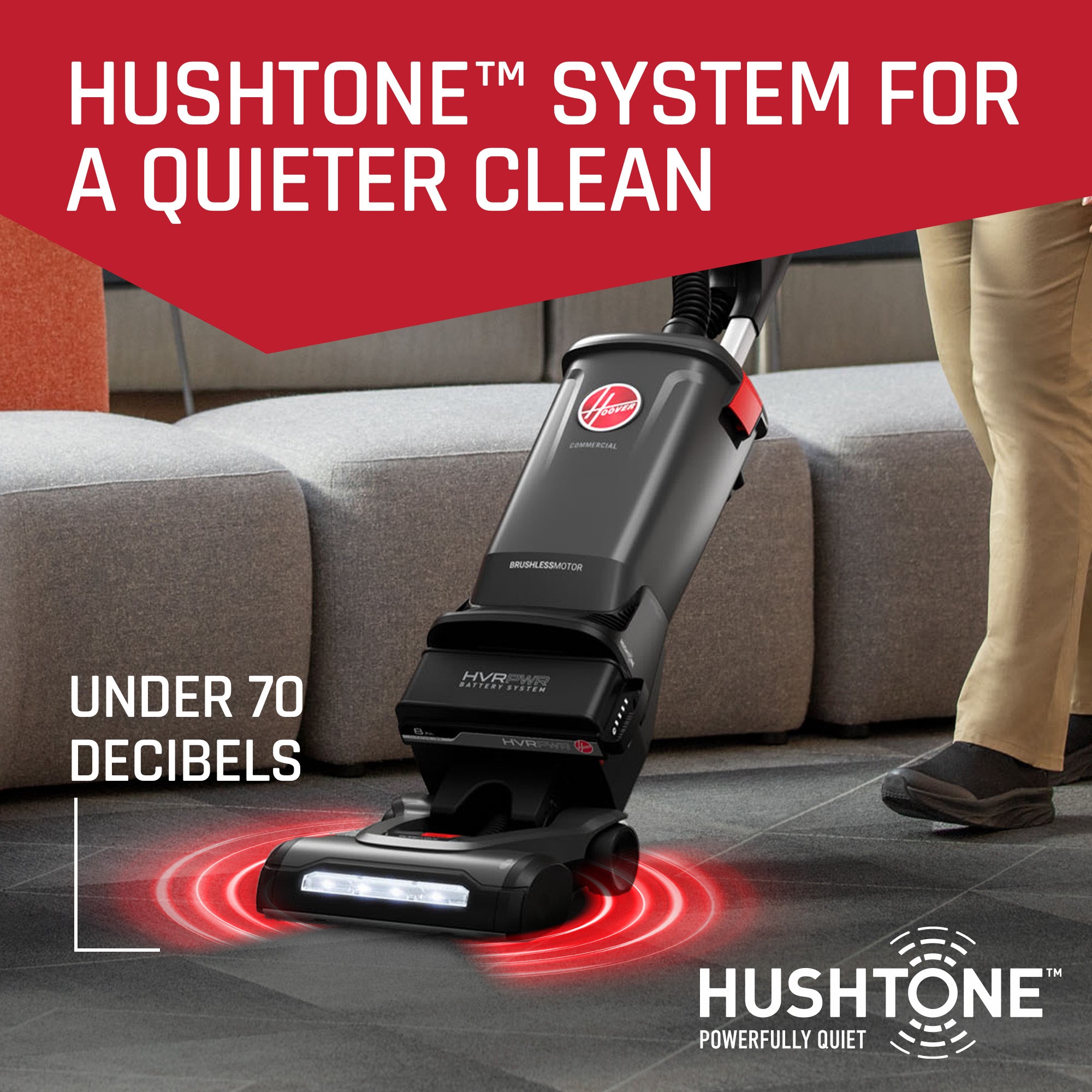 Hoover Commercial HVRPWR 15 40V Upright with Tools - Kitted - Image 9